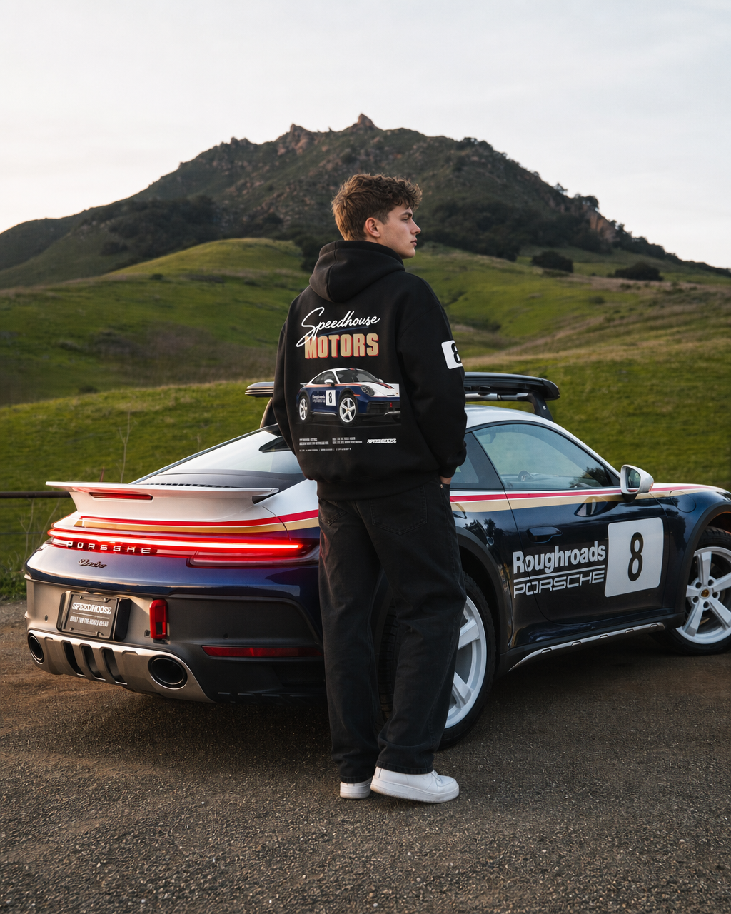 Blue Rallye Dakar Oversize Hoodie