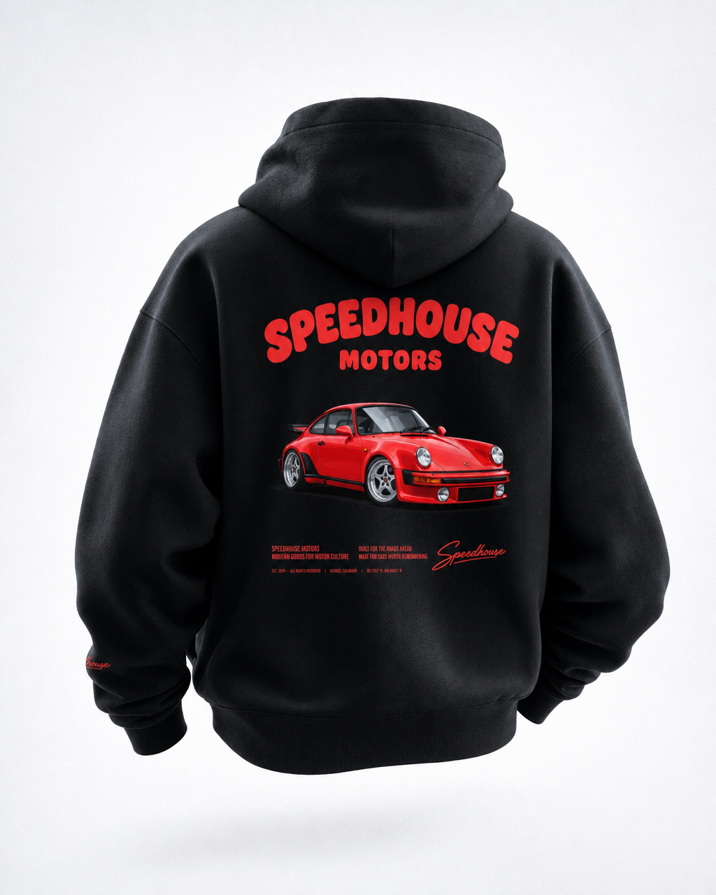 Guards Red 911 Turbo Oversize Hoodie