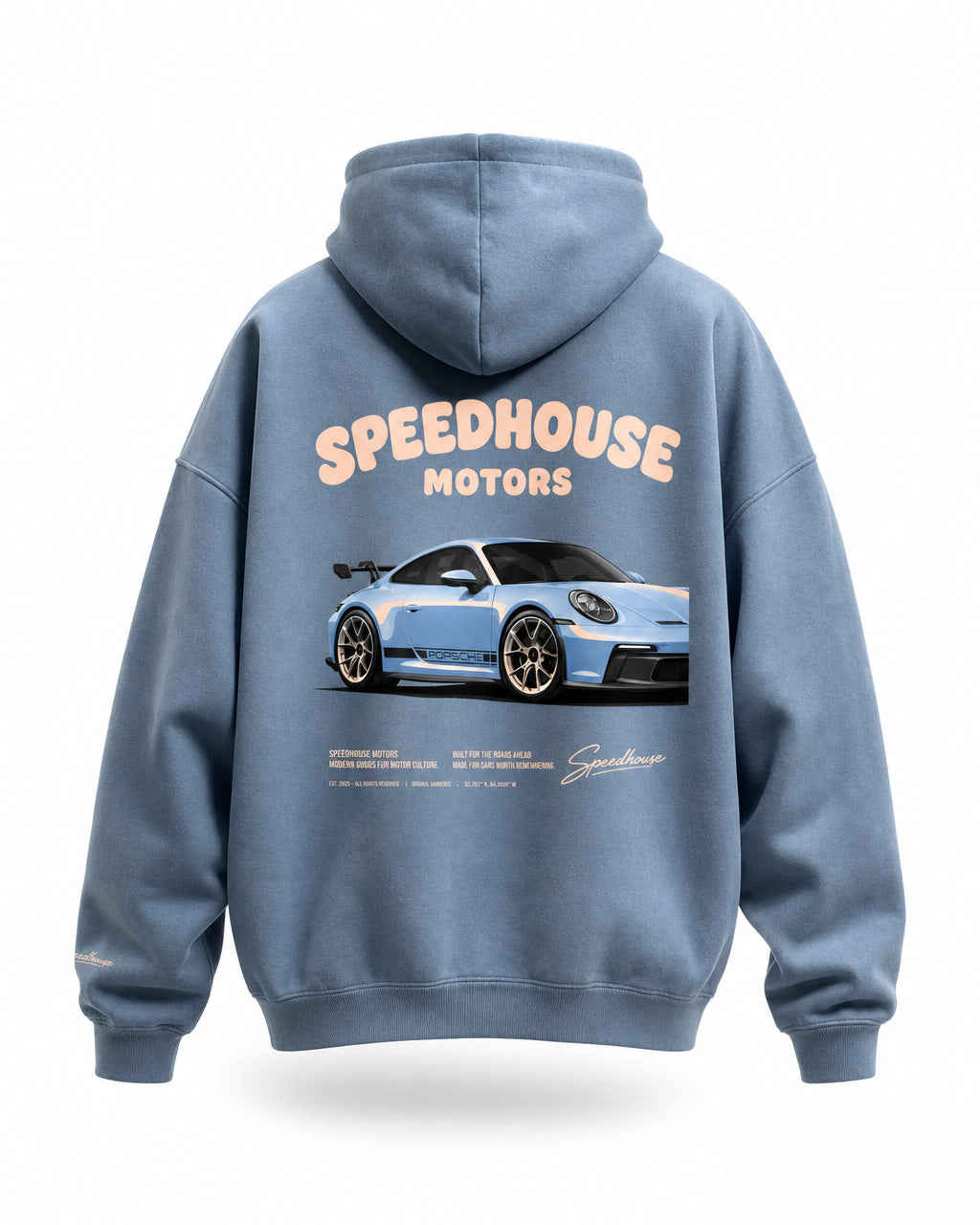Gulf Blue GT3 Oversize Hoodie