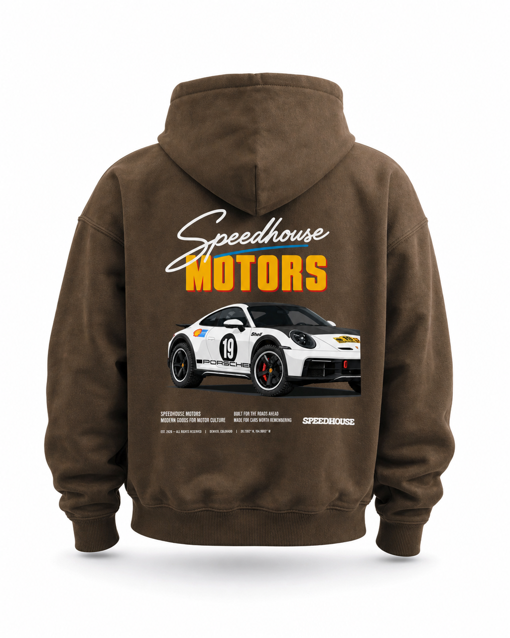 White Rallye Dakar Oversize Hoodie
