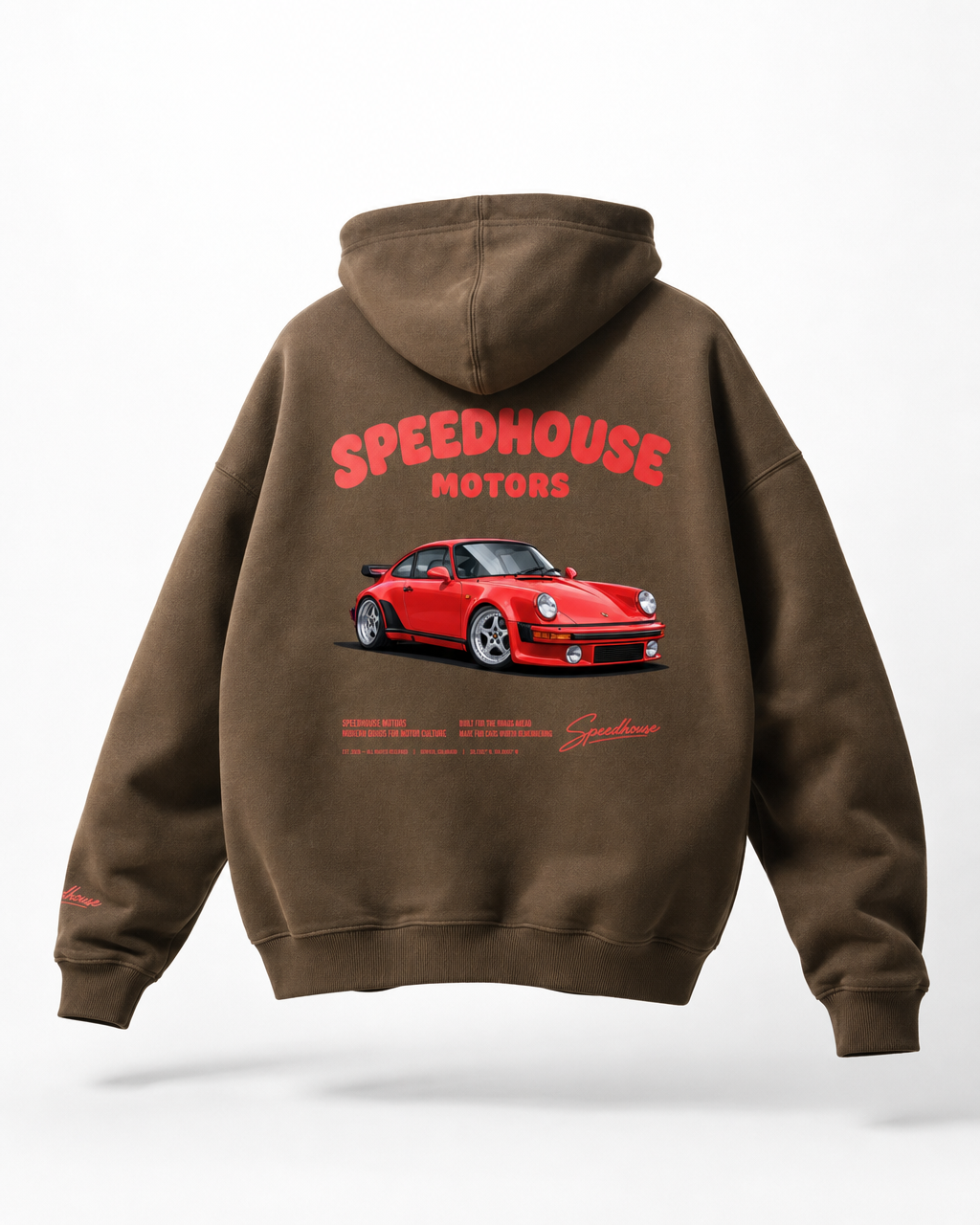 Guards Red 911 Turbo Oversize Hoodie