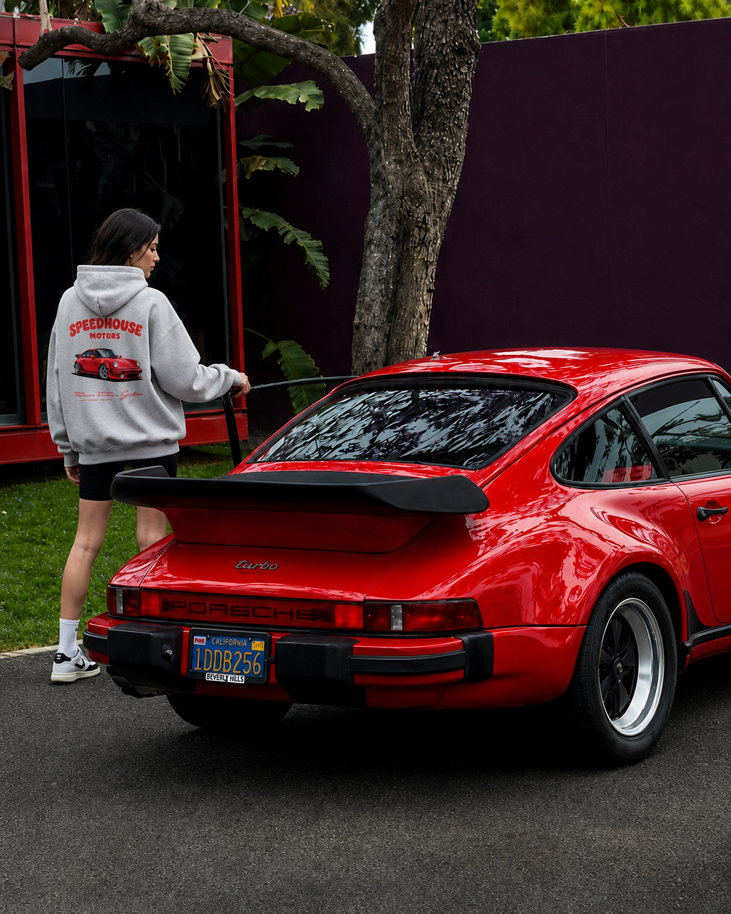 Guards Red 911 Turbo Oversize Hoodie