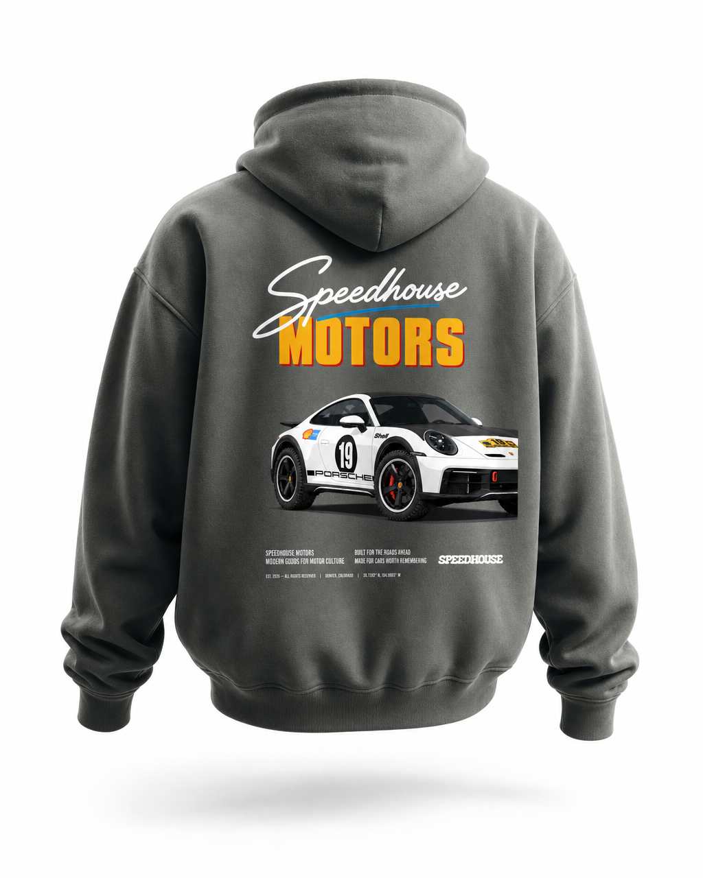 White Rallye Dakar Oversize Hoodie