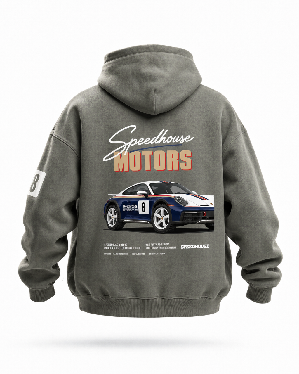 Blue Rallye Dakar Oversize Hoodie