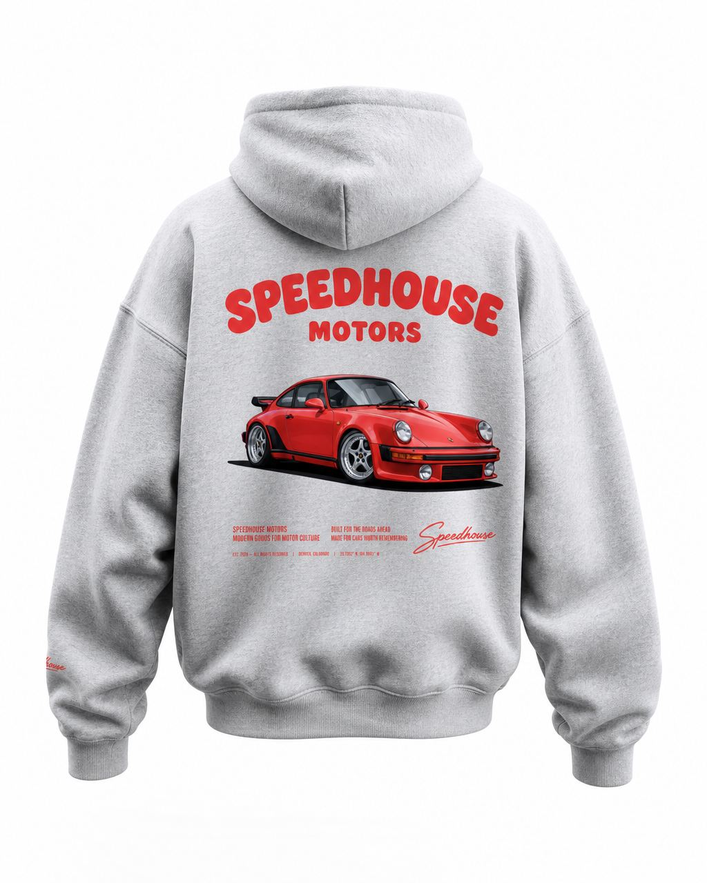 Guards Red 911 Turbo Oversize Hoodie