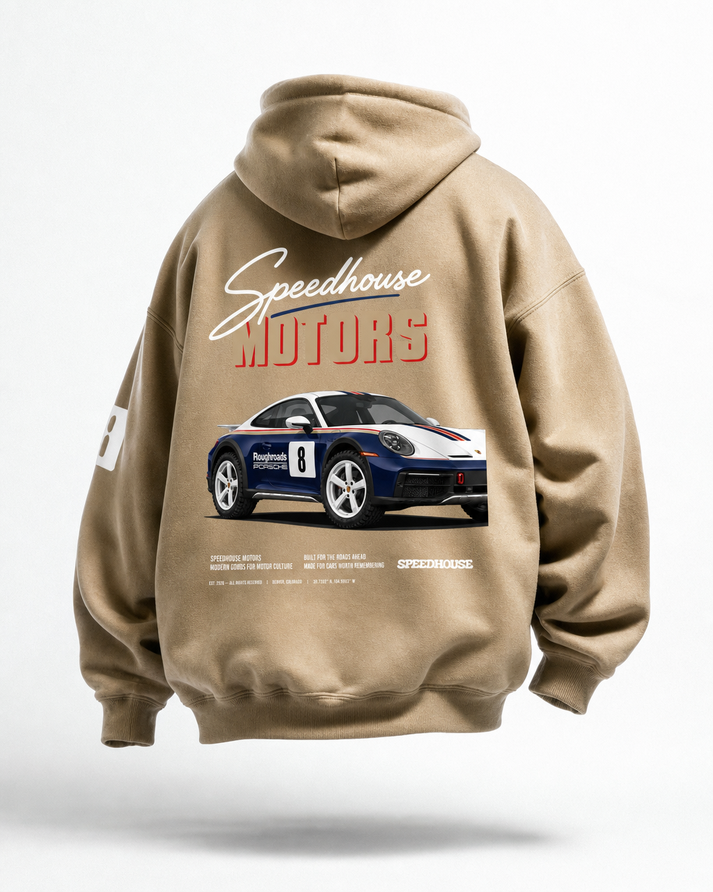 Blue Rallye Dakar Oversize Hoodie