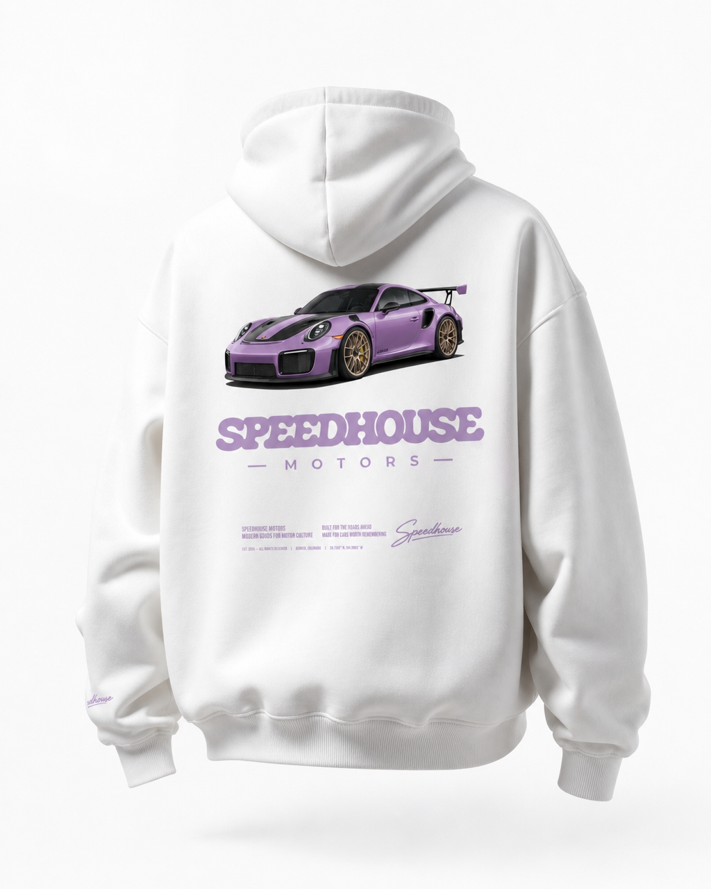 Viola Purple GT2RS Oversize Hoodie