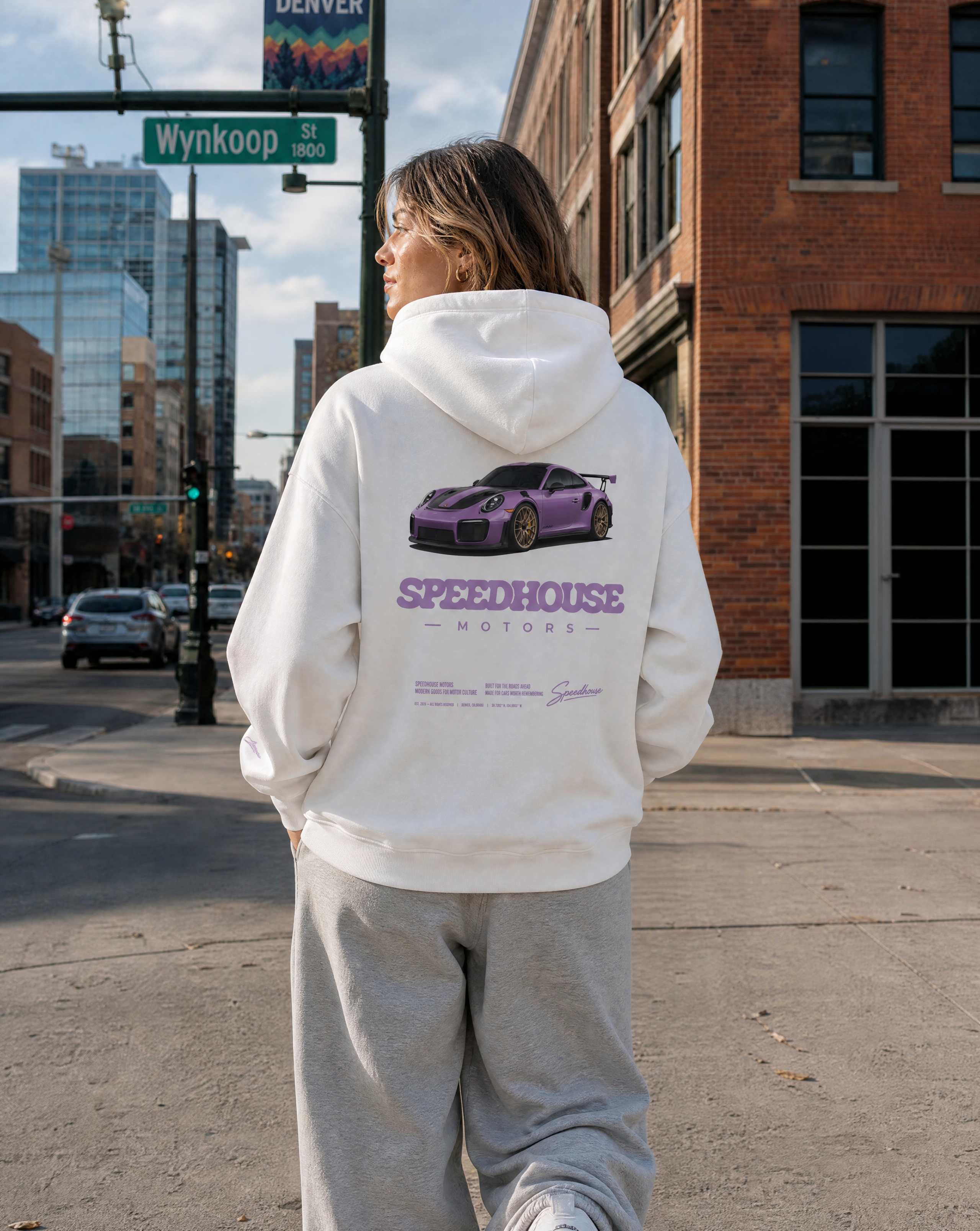 Viola Purple GT2RS Oversize Hoodie