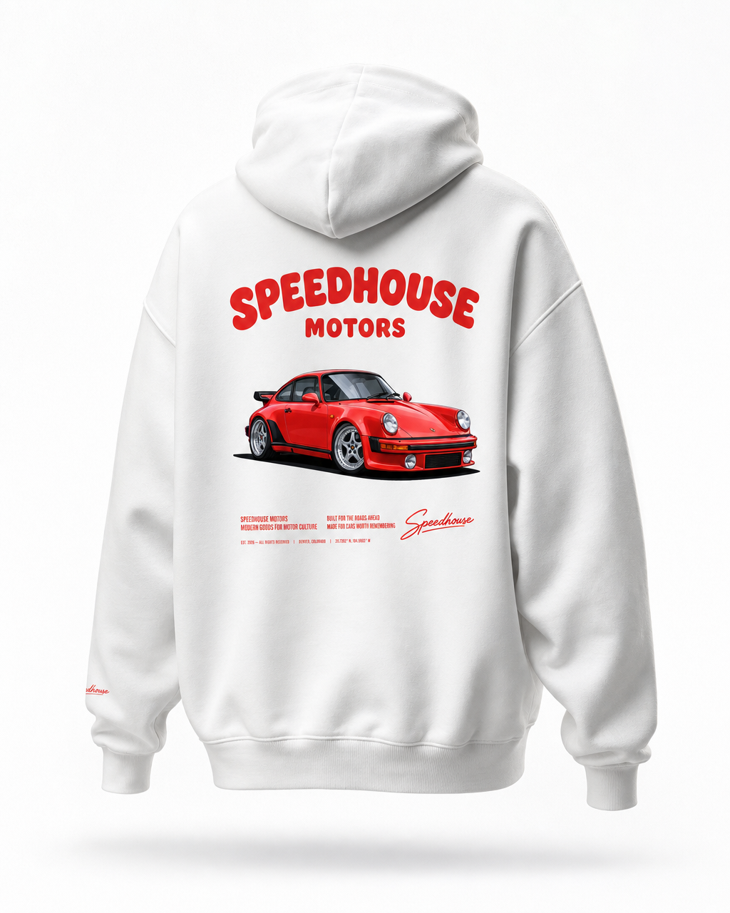 Guards Red 911 Turbo Oversize Hoodie